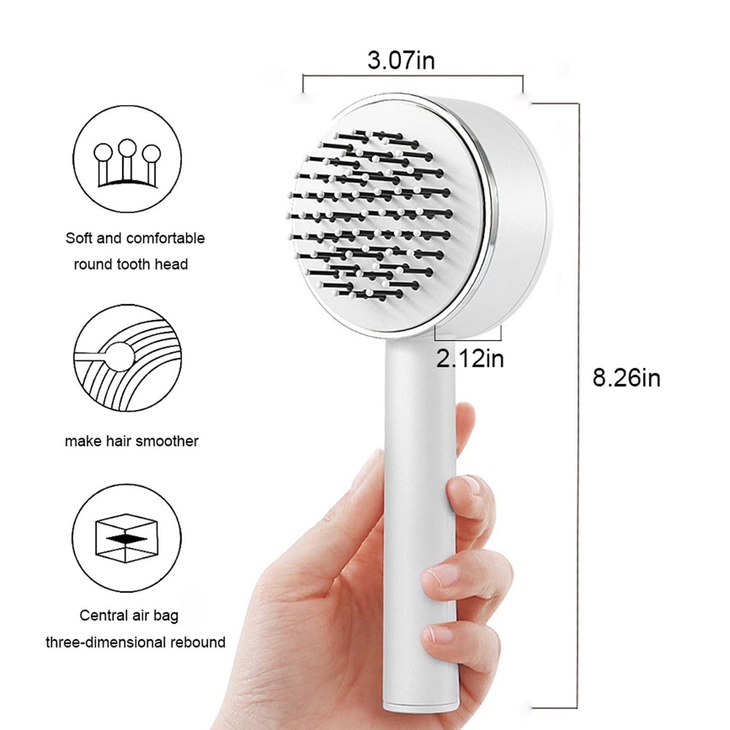 Self-cleaning Hair Brush