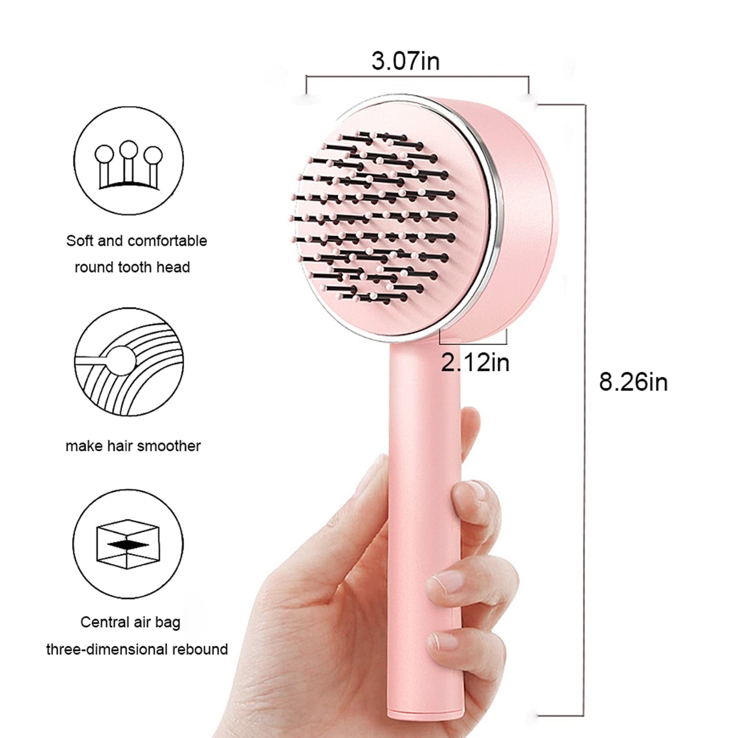 Self-cleaning Hair Brush