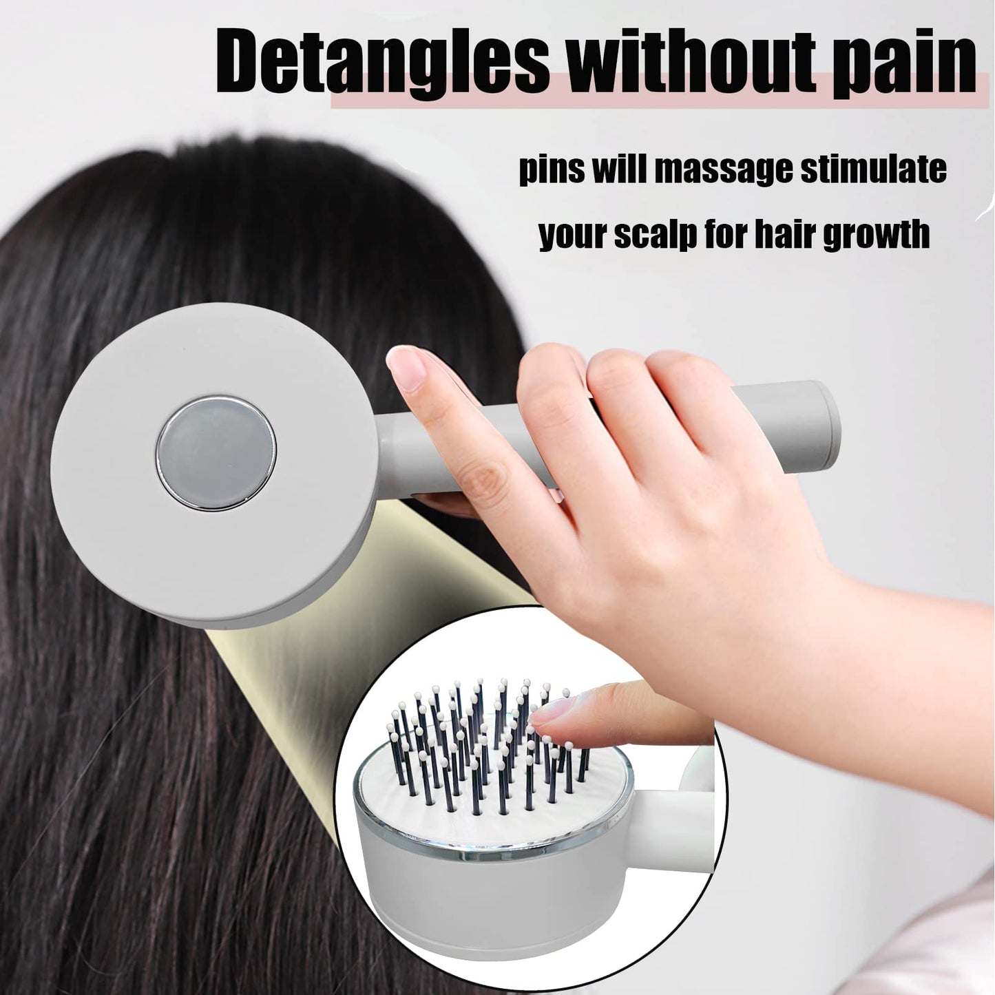 Self-cleaning Hair Brush